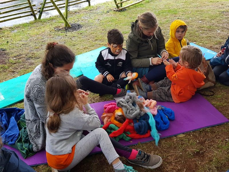 Crianças no Pico Zen Fest